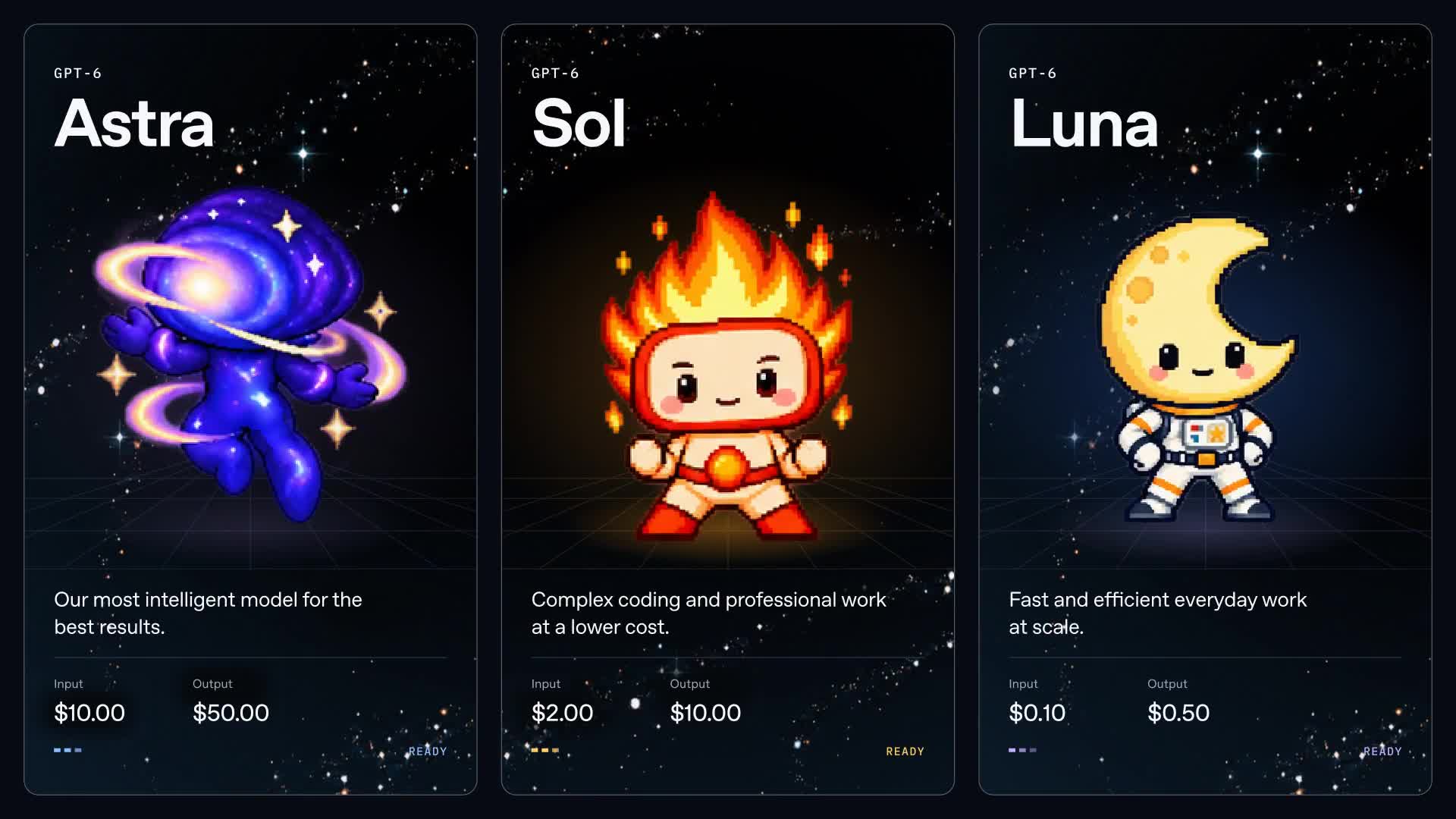 ChatGPT krijgt Sol en Luna, maar niet in chat