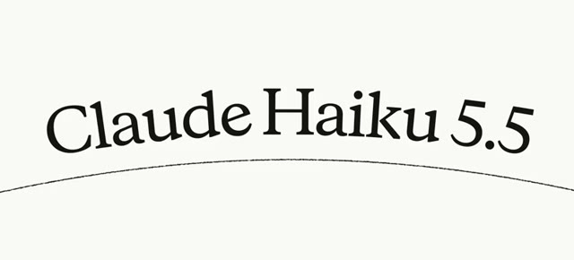 Titelkaart Claude Haiku 5.5 uit de lanceringsvideo van Anthropic
